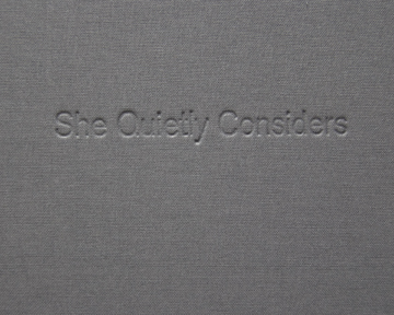 she quietly considers
